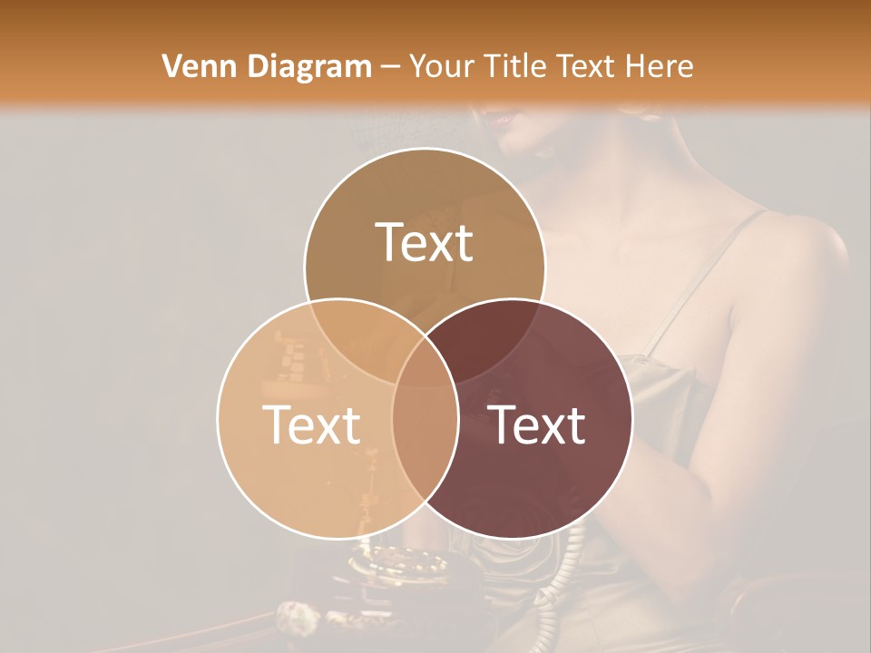 Portrait Female Fashion PowerPoint Template