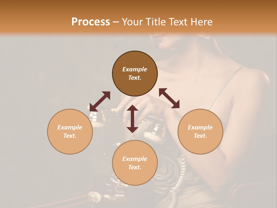 Portrait Female Fashion PowerPoint Template
