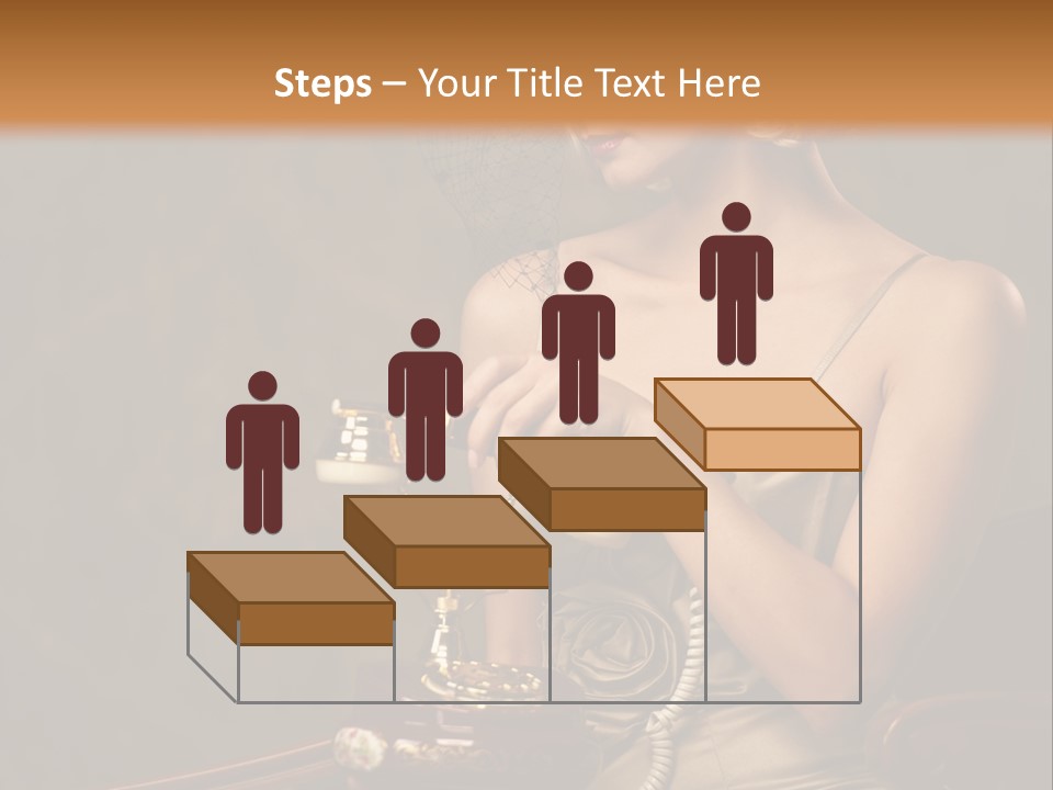 Portrait Female Fashion PowerPoint Template
