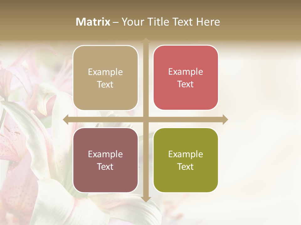 Petal Beautiful Plant PowerPoint Template