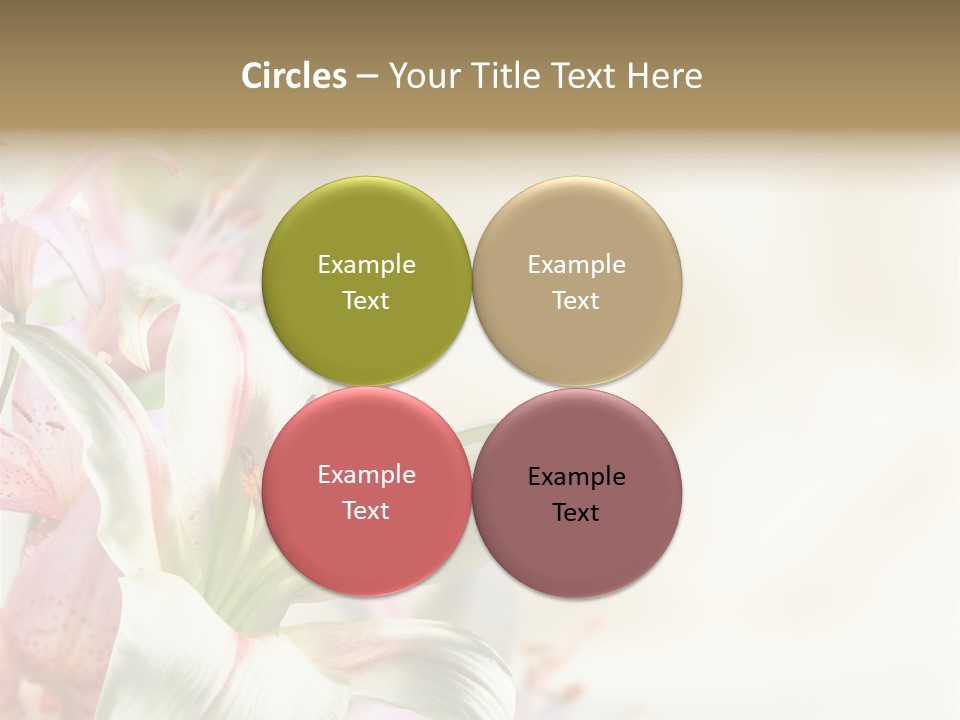Petal Beautiful Plant PowerPoint Template