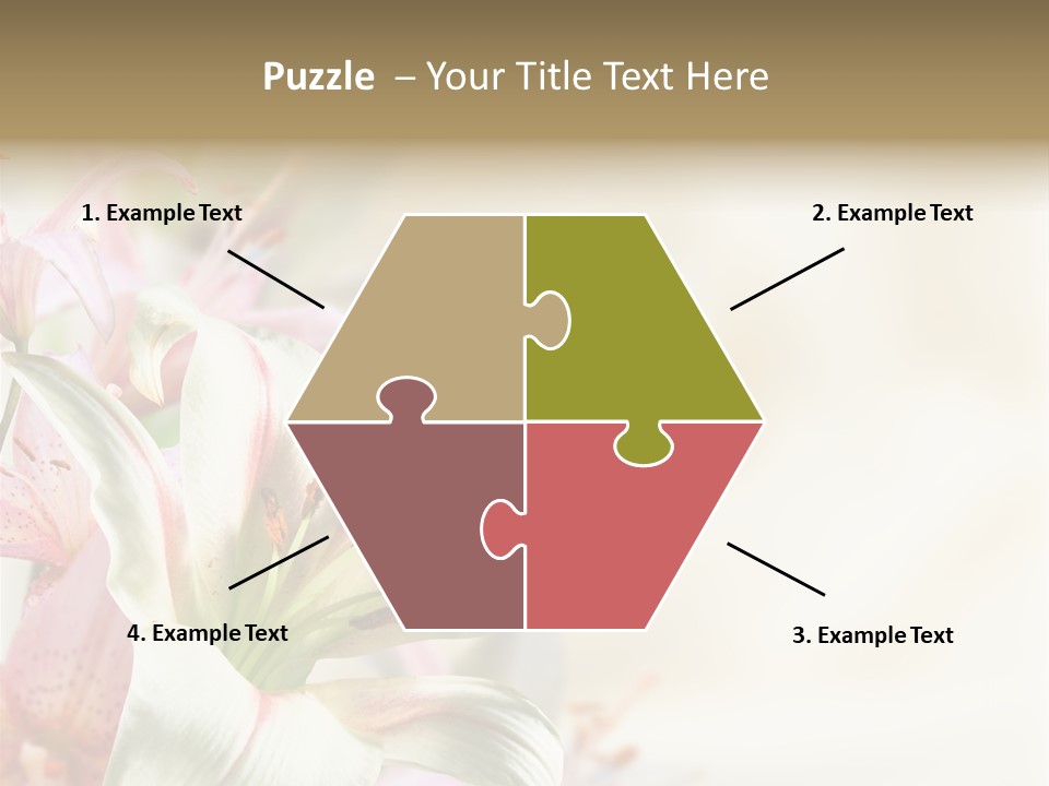 Petal Beautiful Plant PowerPoint Template