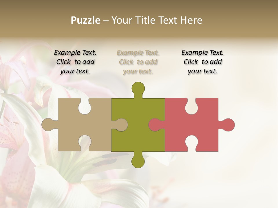 Petal Beautiful Plant PowerPoint Template