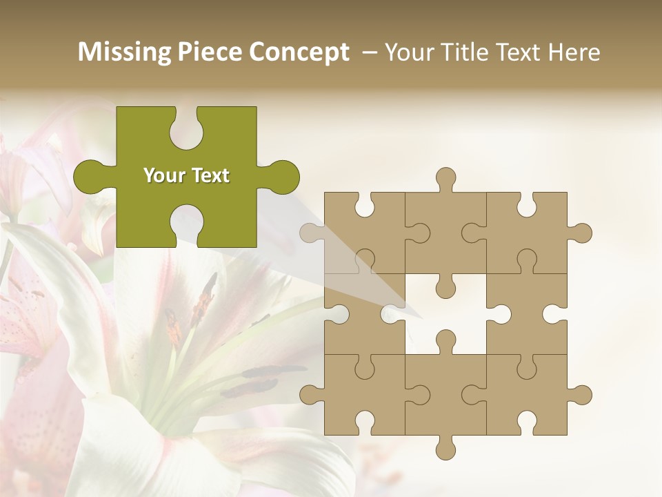 Petal Beautiful Plant PowerPoint Template