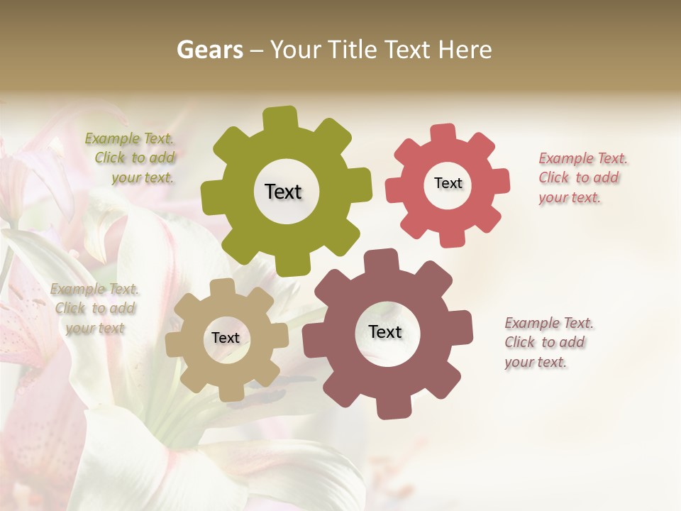 Petal Beautiful Plant PowerPoint Template