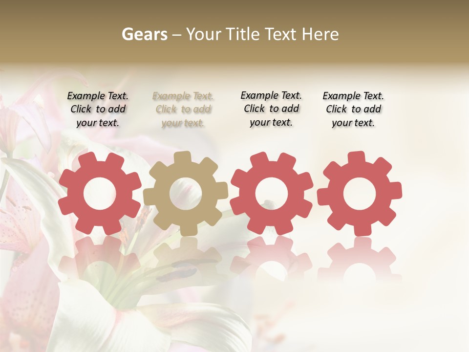 Petal Beautiful Plant PowerPoint Template