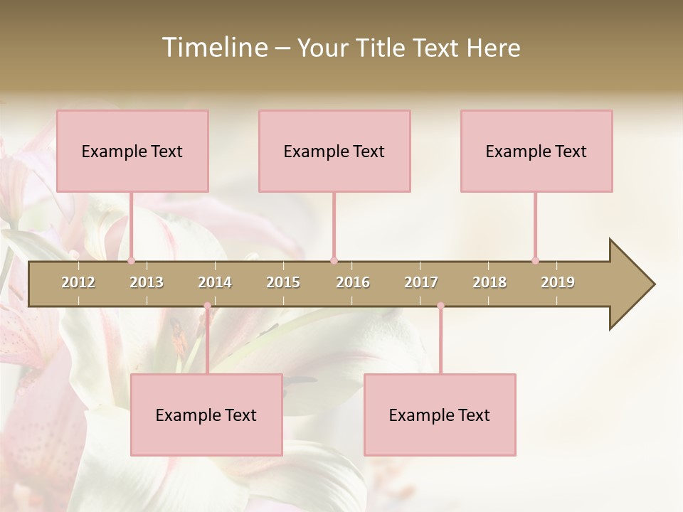 Petal Beautiful Plant PowerPoint Template