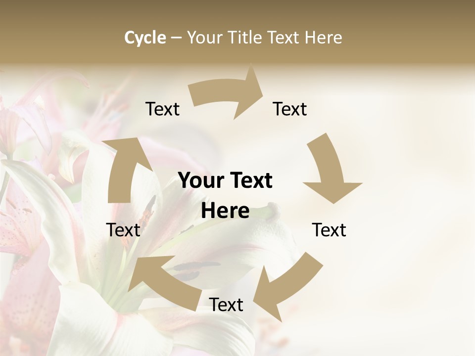 Petal Beautiful Plant PowerPoint Template