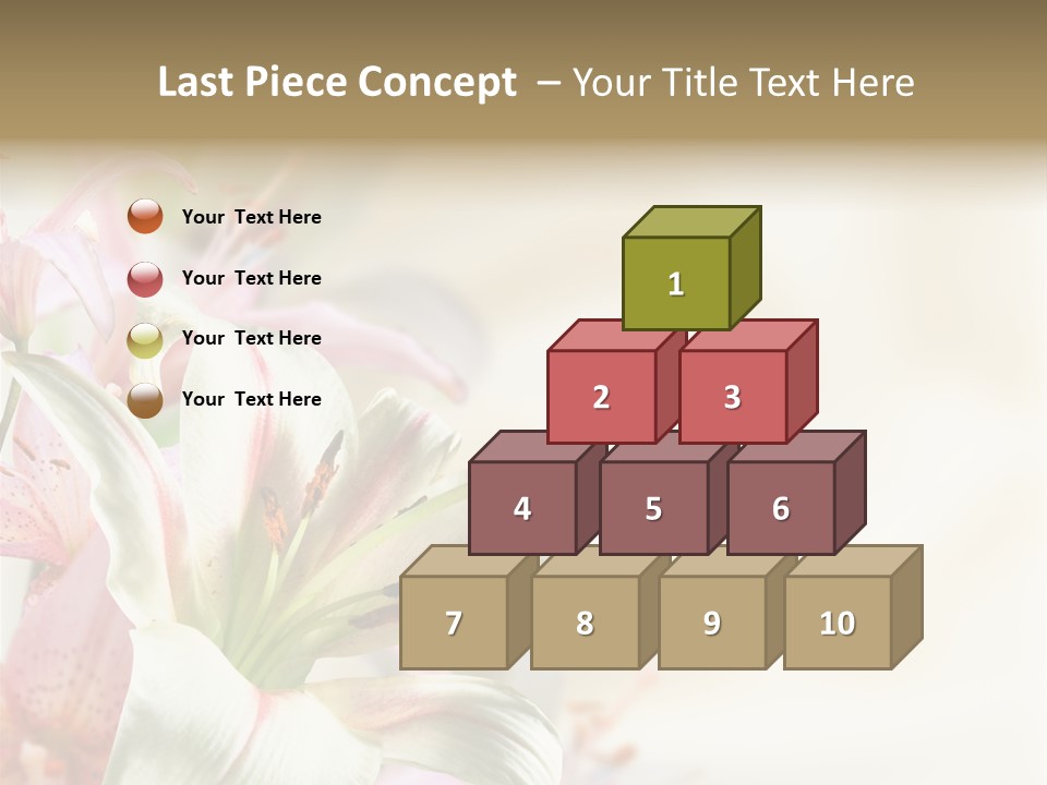 Petal Beautiful Plant PowerPoint Template