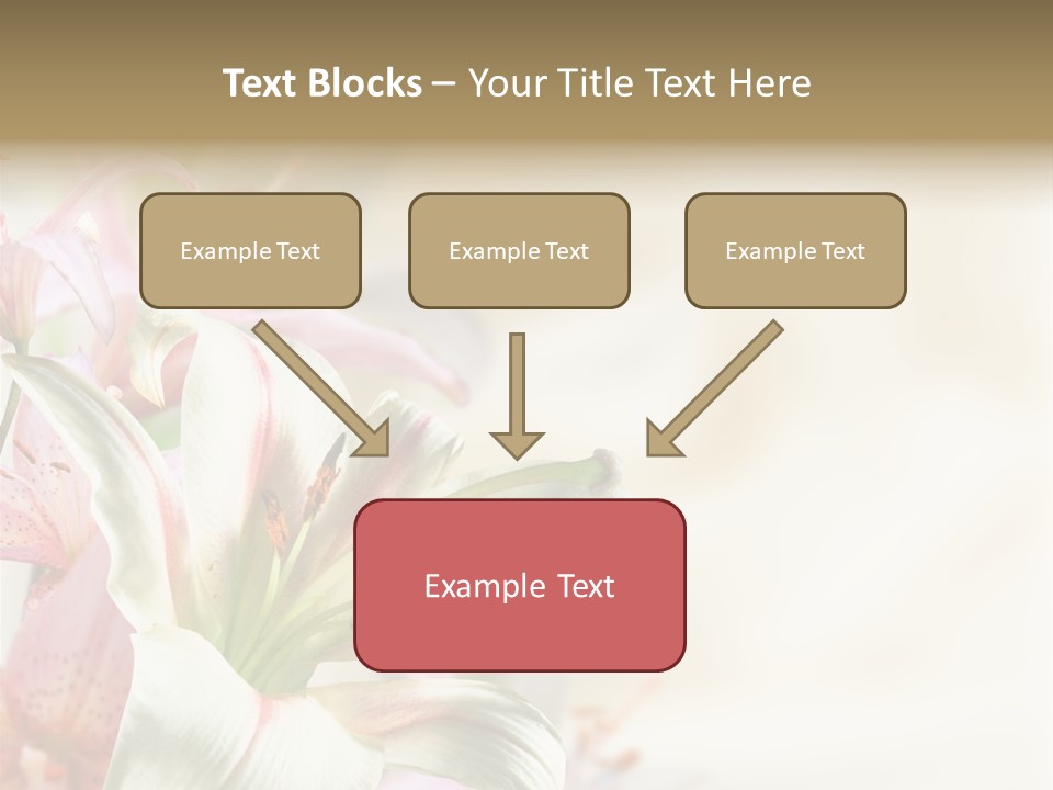 Petal Beautiful Plant PowerPoint Template