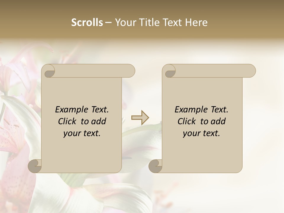 Petal Beautiful Plant PowerPoint Template