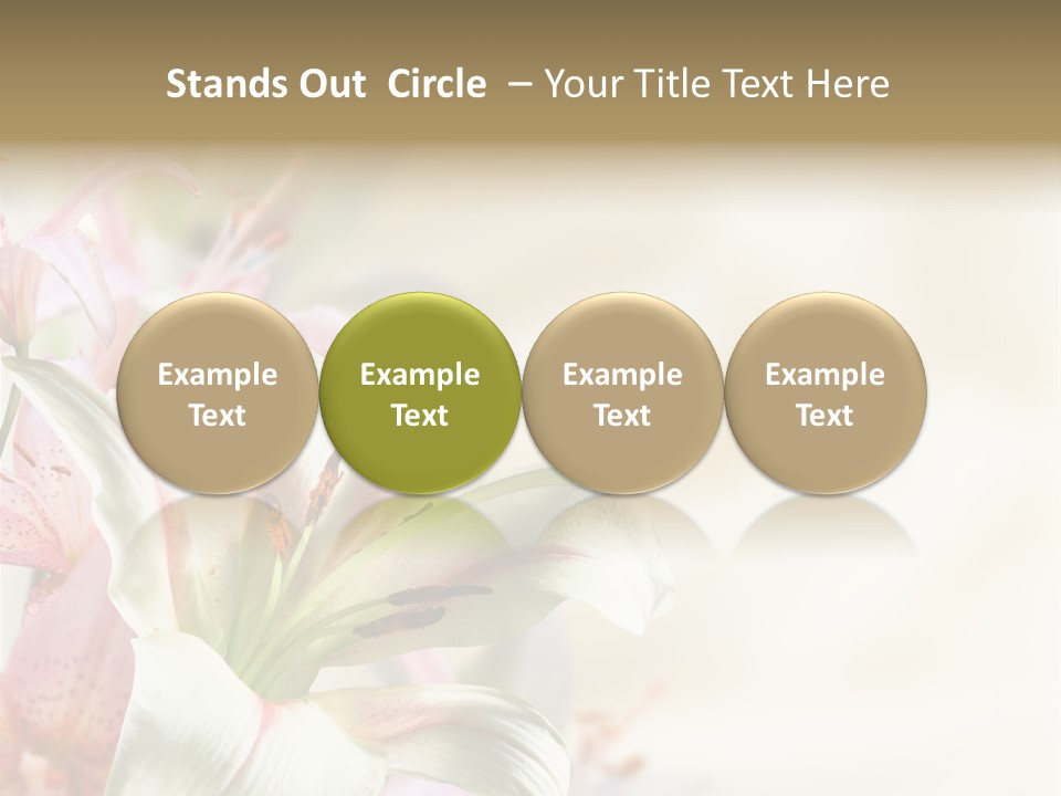 Petal Beautiful Plant PowerPoint Template