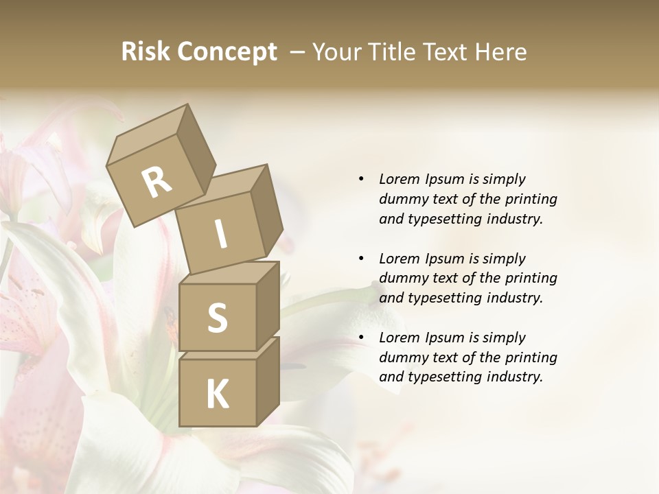 Petal Beautiful Plant PowerPoint Template