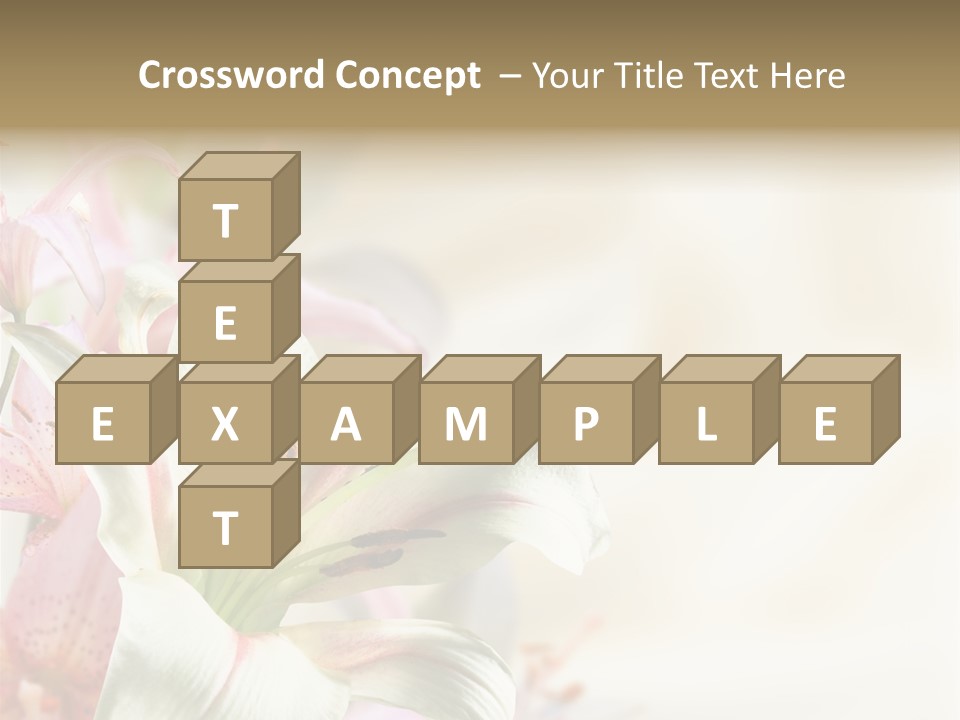 Petal Beautiful Plant PowerPoint Template