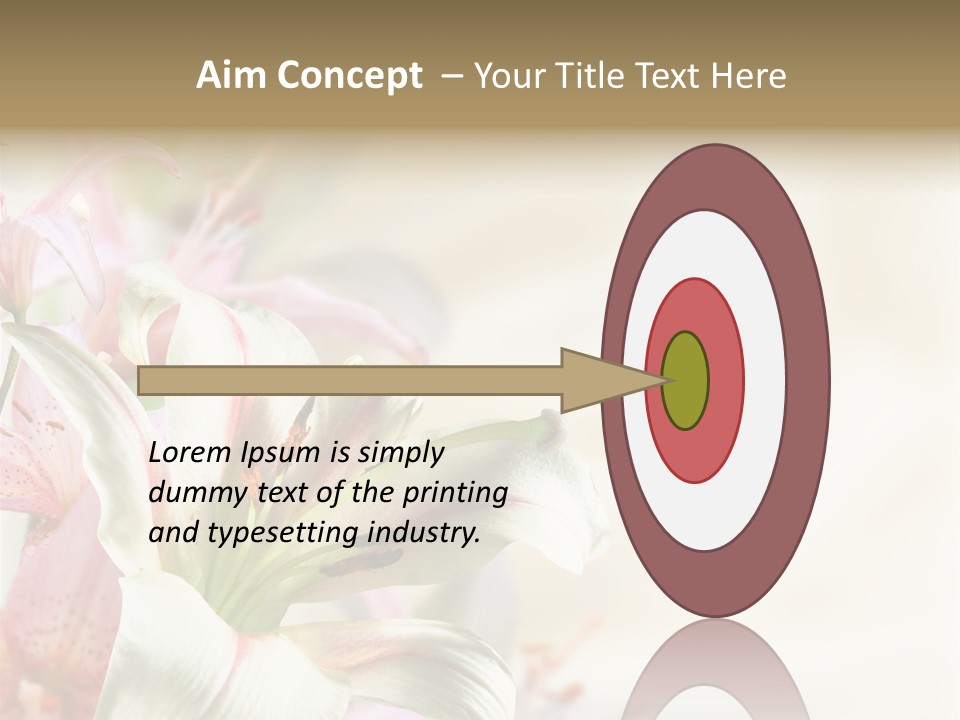 Petal Beautiful Plant PowerPoint Template