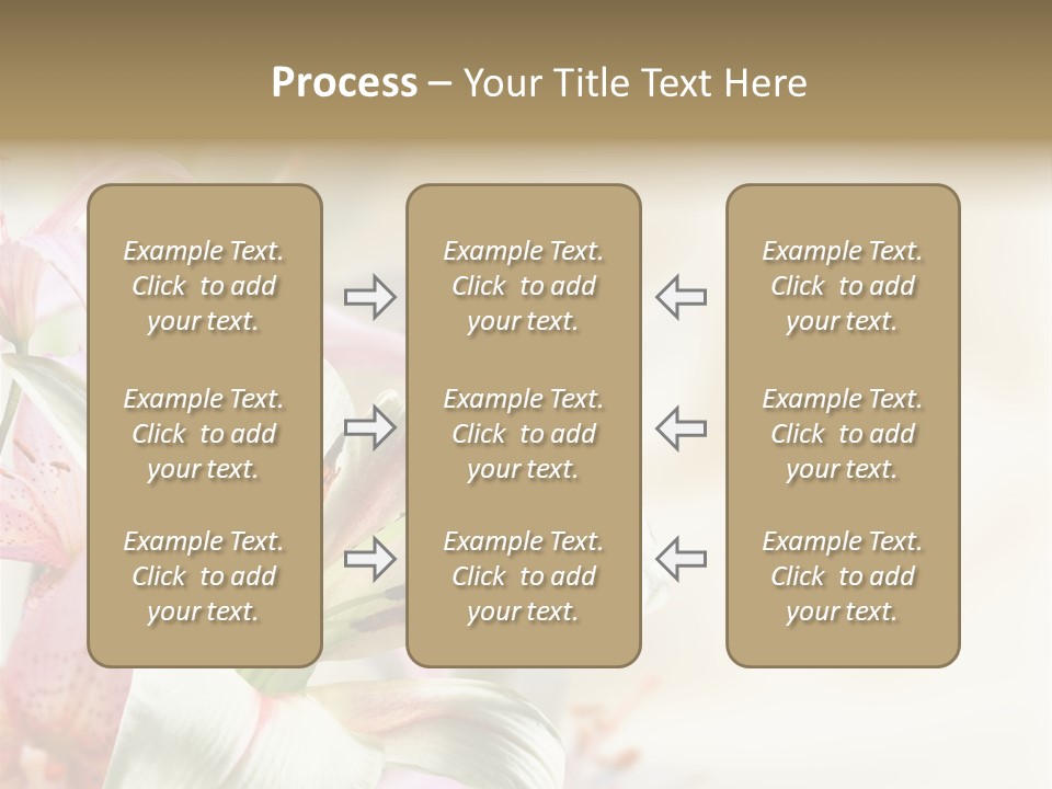 Petal Beautiful Plant PowerPoint Template