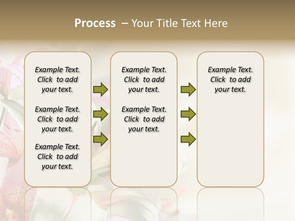 Petal Beautiful Plant PowerPoint Template