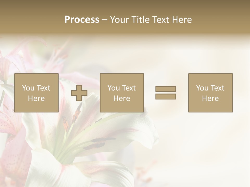 Petal Beautiful Plant PowerPoint Template