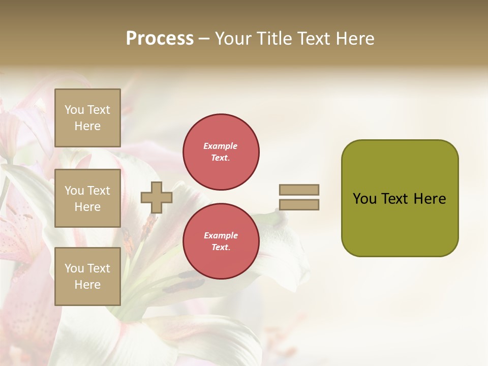 Petal Beautiful Plant PowerPoint Template