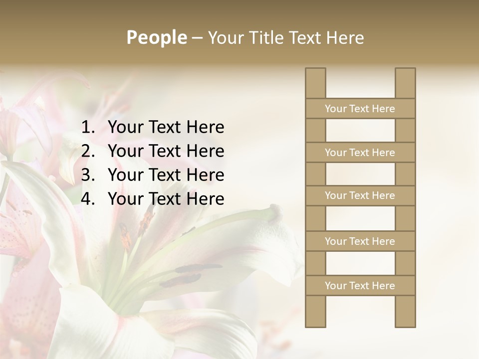 Petal Beautiful Plant PowerPoint Template