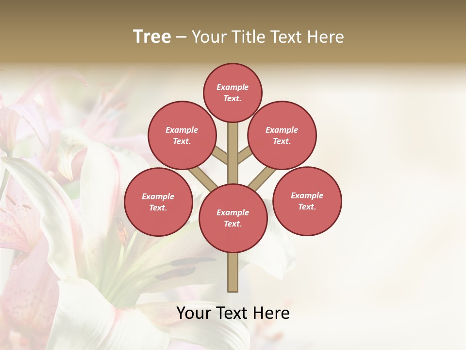 Petal Beautiful Plant PowerPoint Template