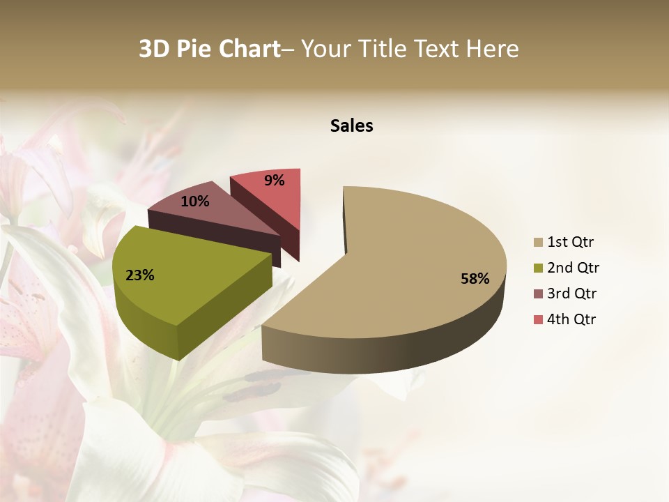 Petal Beautiful Plant PowerPoint Template