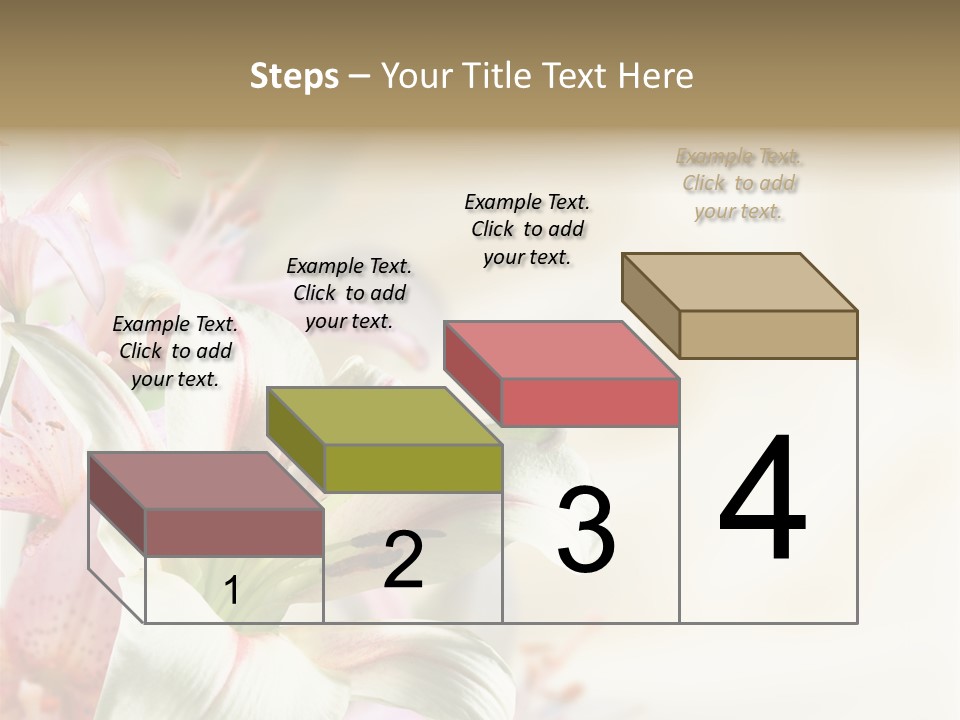 Petal Beautiful Plant PowerPoint Template