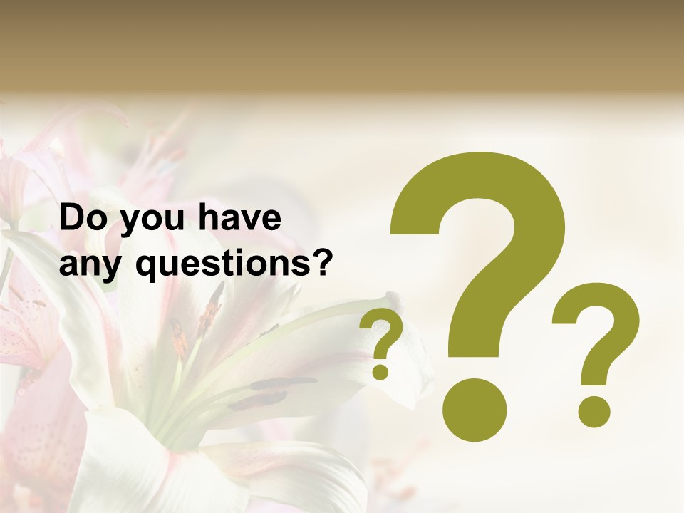 Petal Beautiful Plant PowerPoint Template