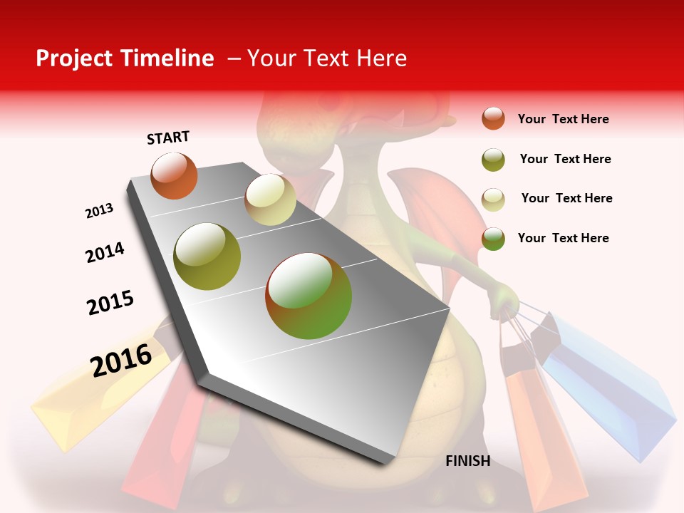 Asian Dinosaur Traditional PowerPoint Template