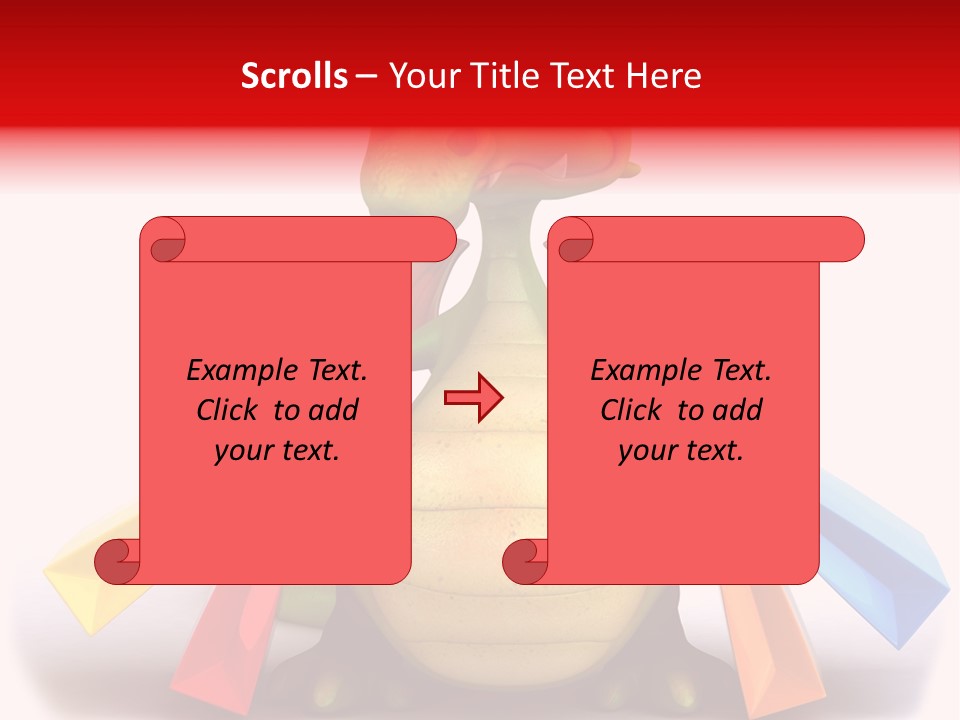 Asian Dinosaur Traditional PowerPoint Template