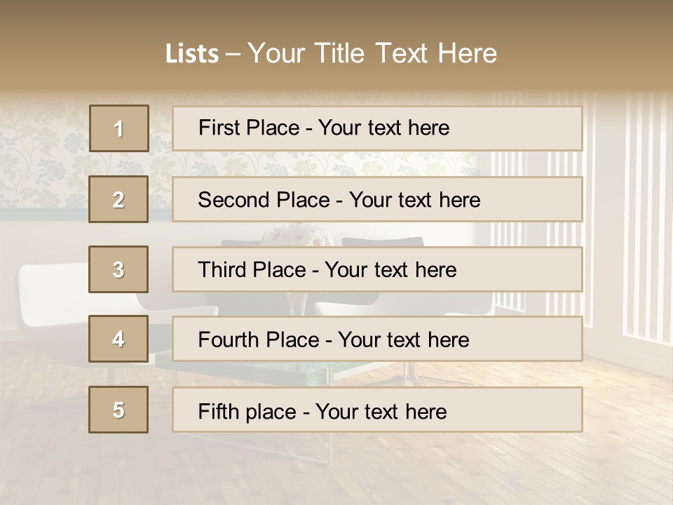 Clean Glass Home PowerPoint Template