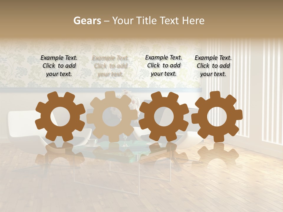 Clean Glass Home PowerPoint Template