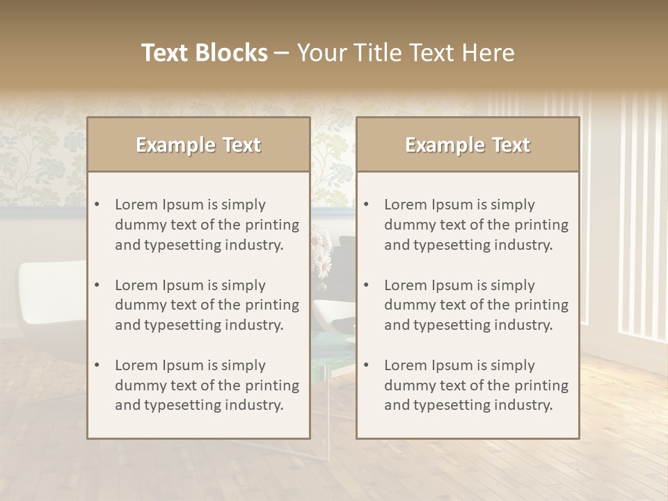 Clean Glass Home PowerPoint Template