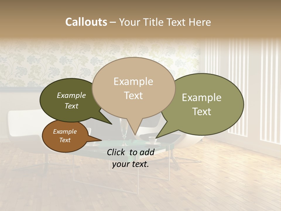 Clean Glass Home PowerPoint Template