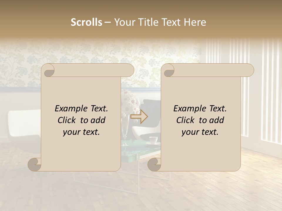 Clean Glass Home PowerPoint Template