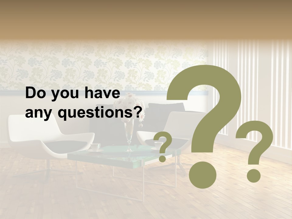 Clean Glass Home PowerPoint Template