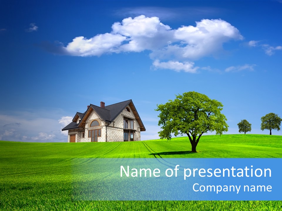 Success Buy Building PowerPoint Template