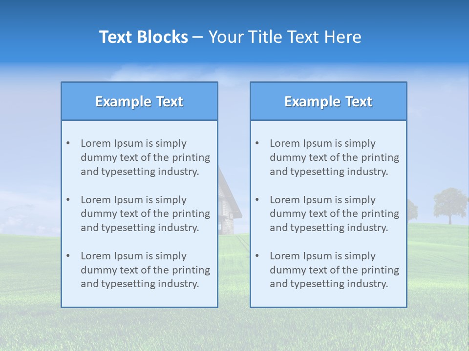 Success Buy Building PowerPoint Template