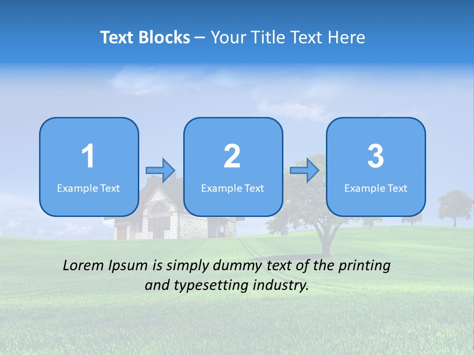 Success Buy Building PowerPoint Template