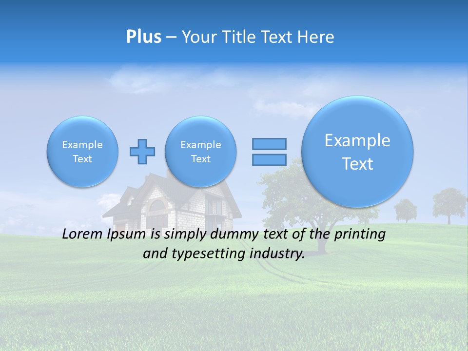 Success Buy Building PowerPoint Template