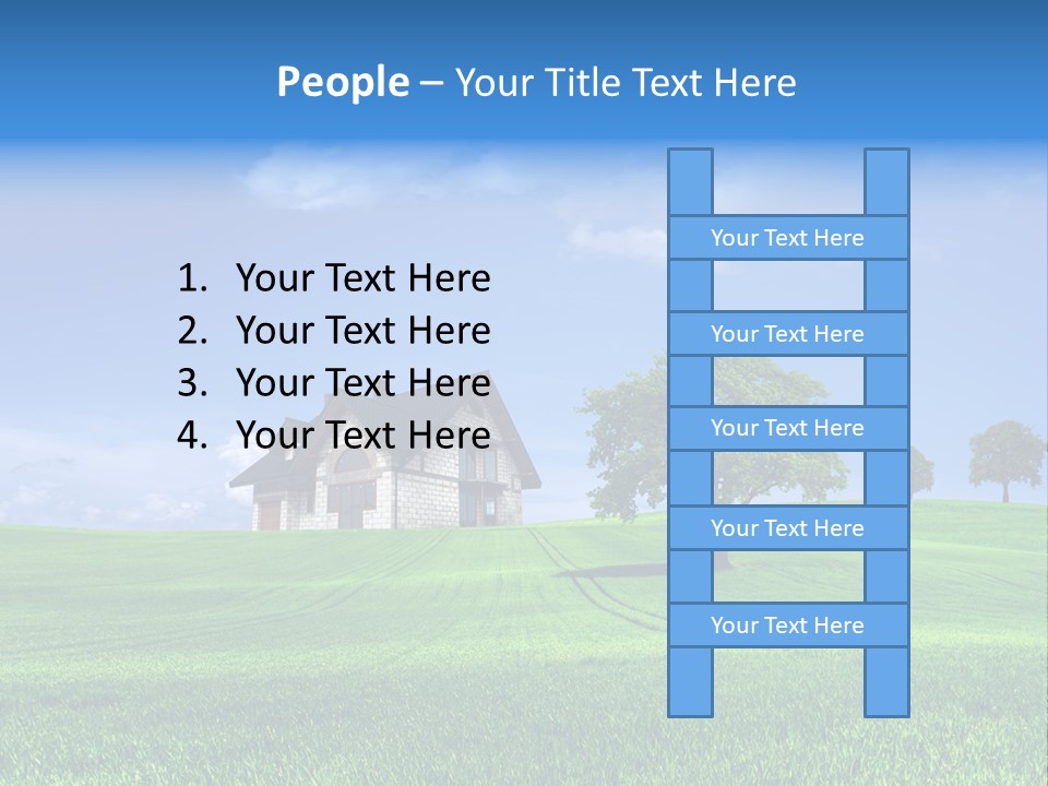 Success Buy Building PowerPoint Template