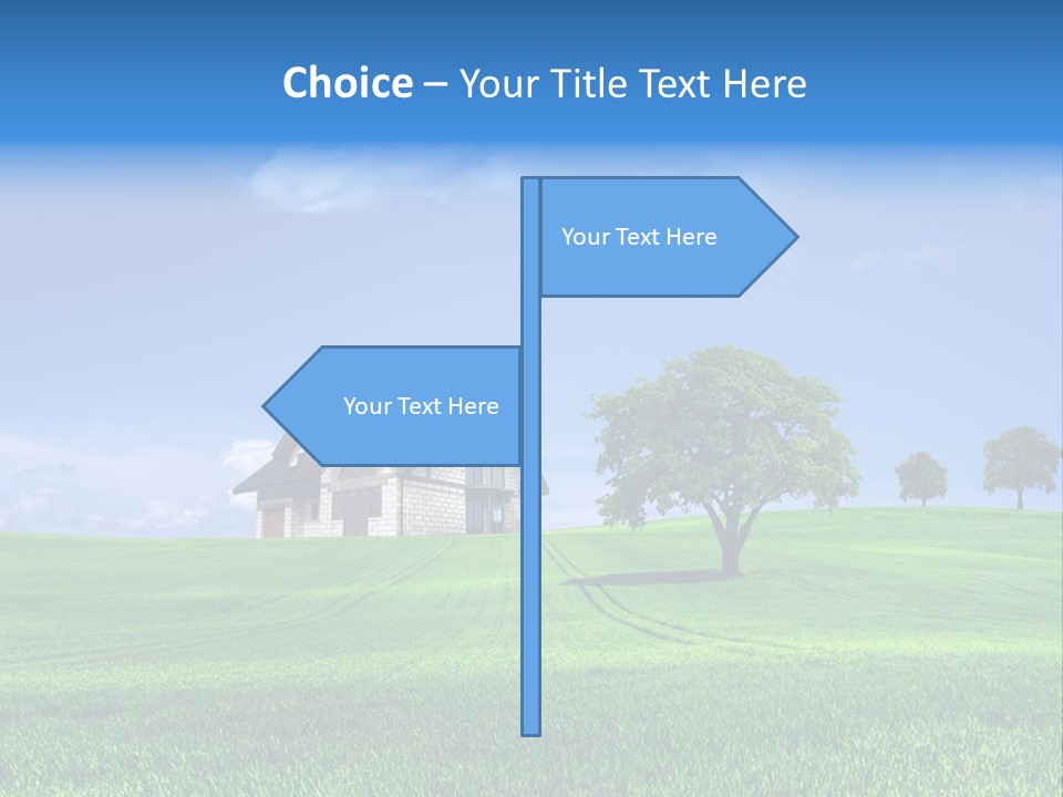 Success Buy Building PowerPoint Template