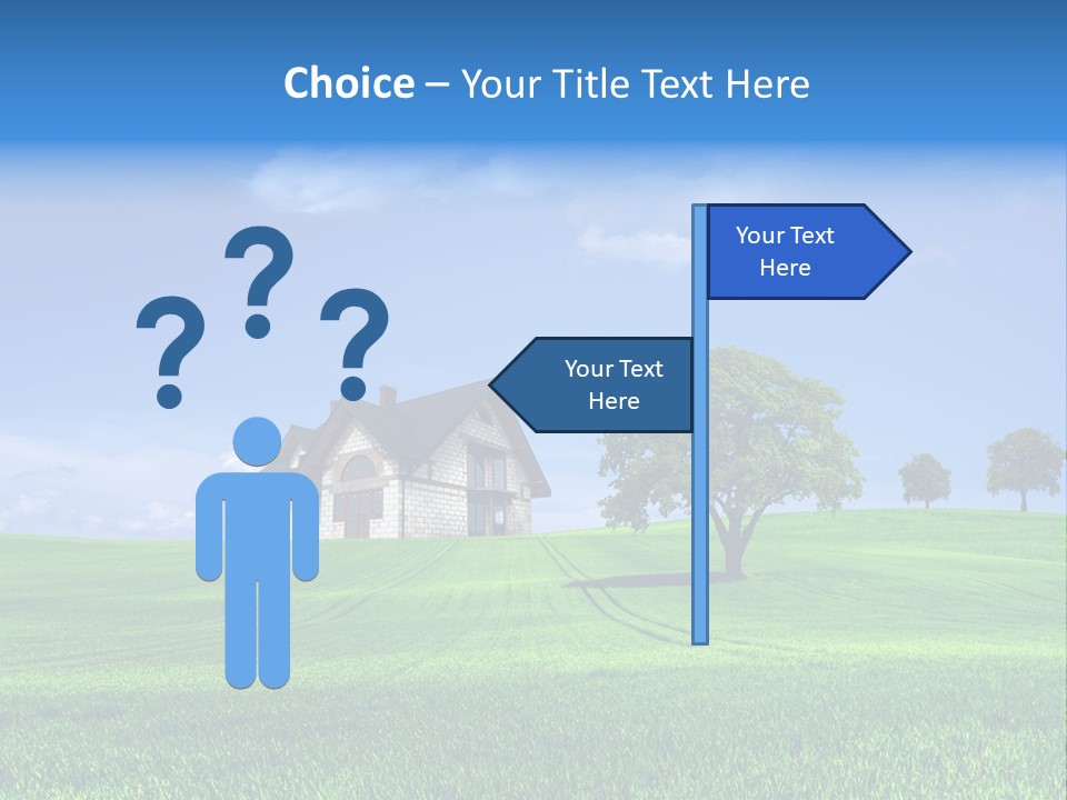 Success Buy Building PowerPoint Template