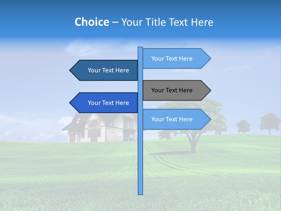 Success Buy Building PowerPoint Template