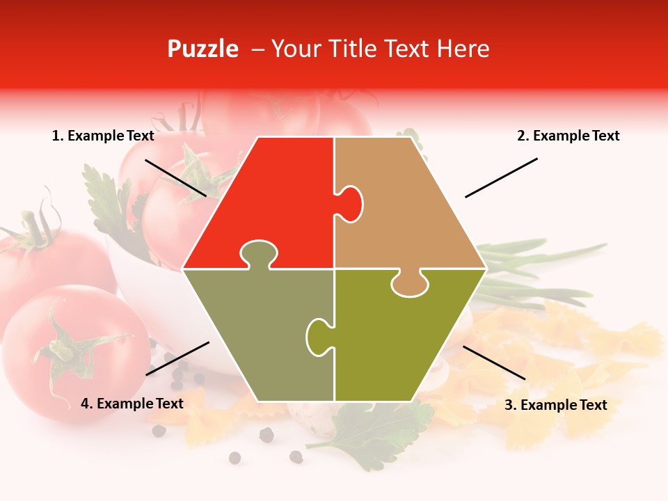 Red Food Isolated PowerPoint Template