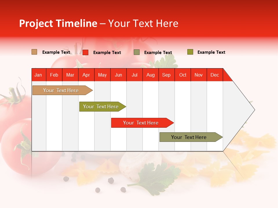 Red Food Isolated PowerPoint Template