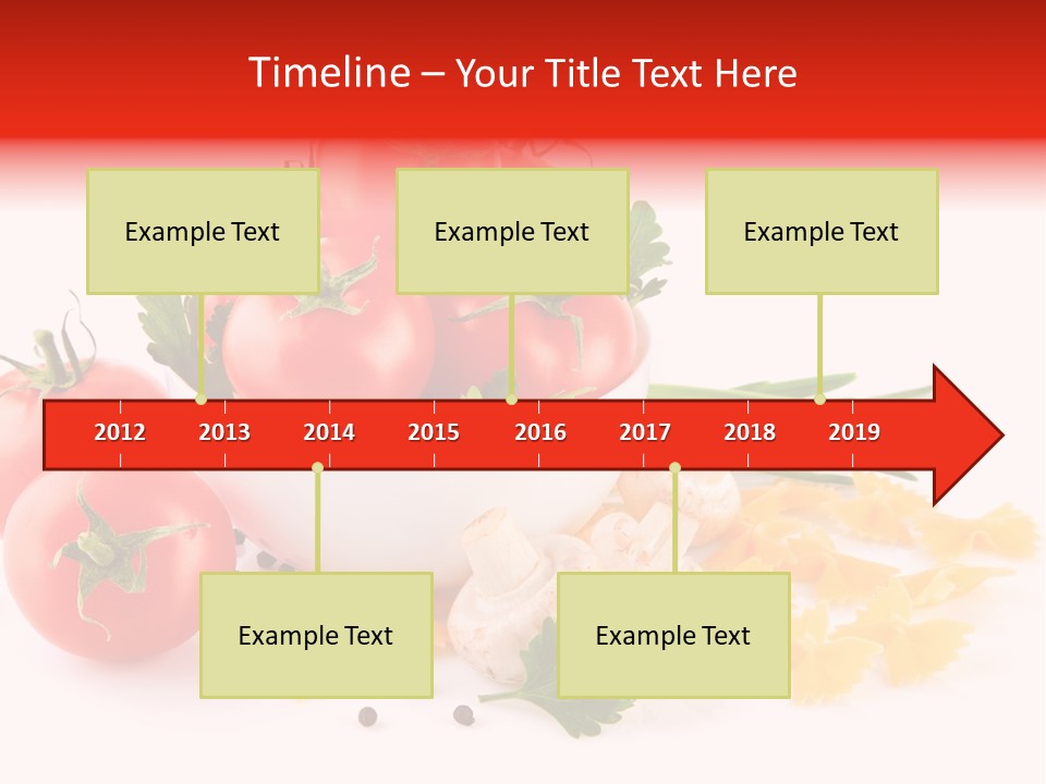 Red Food Isolated PowerPoint Template