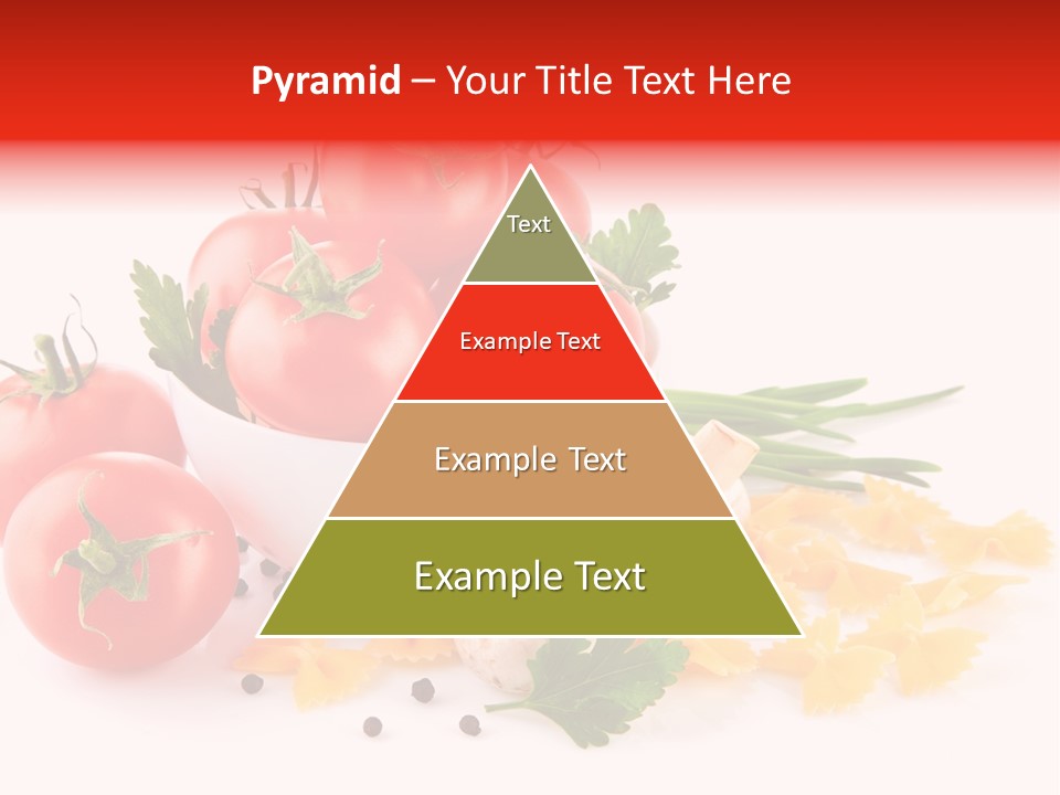 Red Food Isolated PowerPoint Template
