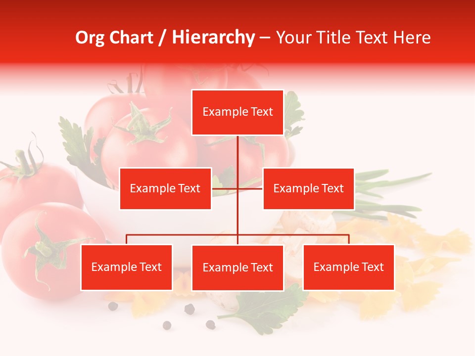 Red Food Isolated PowerPoint Template