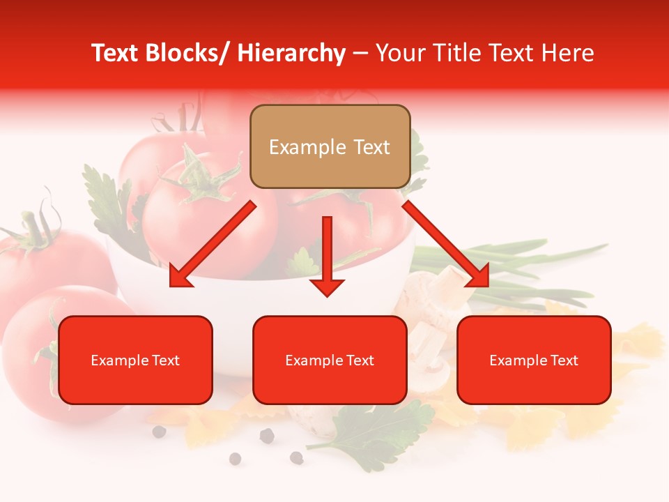 Red Food Isolated PowerPoint Template